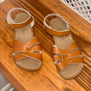 Salt Water Sandals by Hoy - Tan Kids Sandals